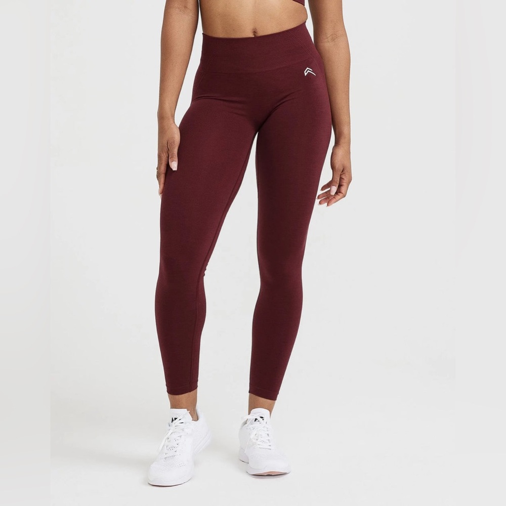 NWT Oner Active EFFORTLESS SEAMLESS LEGGINGS Rosewood Size Medium